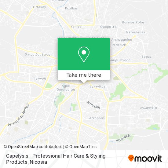 Capelysis - Professional Hair Care & Styling Products map