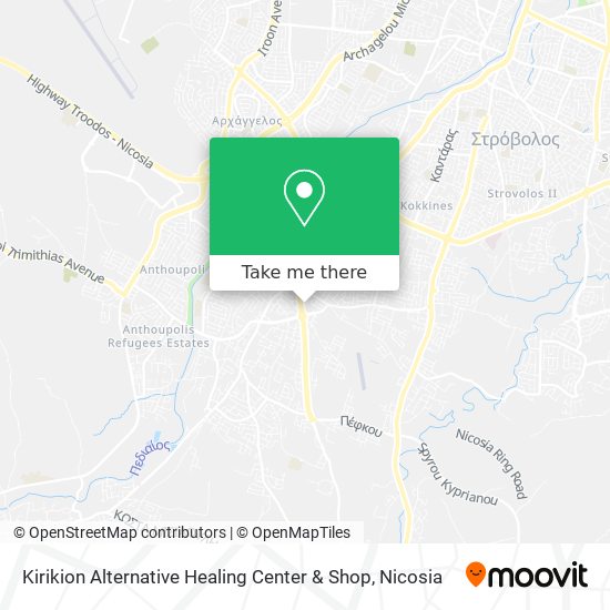 Kirikion Alternative Healing Center & Shop map