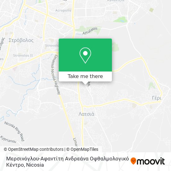 Μερσινόγλου-Αφαντίτη Ανδρεάνα Οφθαλμολογικό Κέντρο map