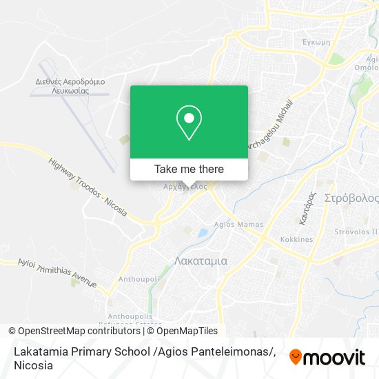Lakatamia Primary School /Agios Panteleimonas/ map