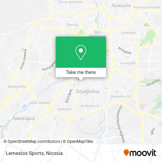 Lemesios Sports map