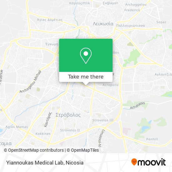 Yiannoukas Medical Lab map