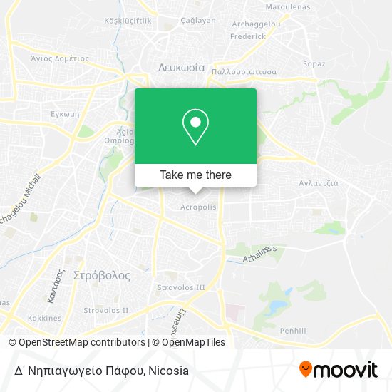 Δ' Νηπιαγωγείο Πάφου map