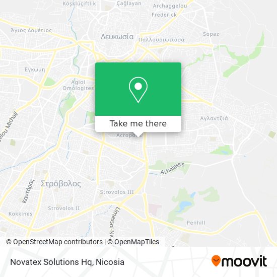 Novatex Solutions Hq map