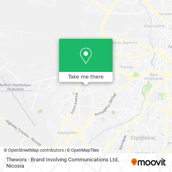 Theworx - Brand Involving Communications Ltd map