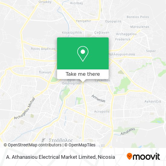 A. Athanasiou Electrical Market Limited map