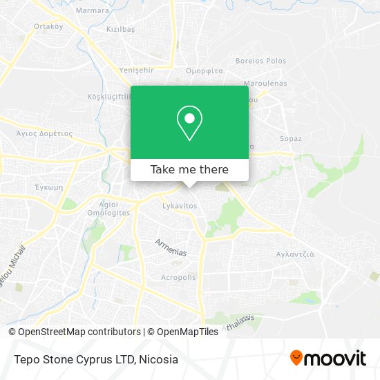 Tepo Stone Cyprus LTD map