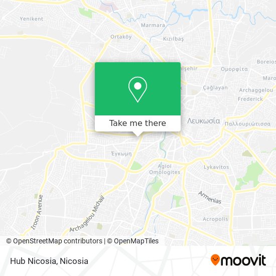 Hub Nicosia map