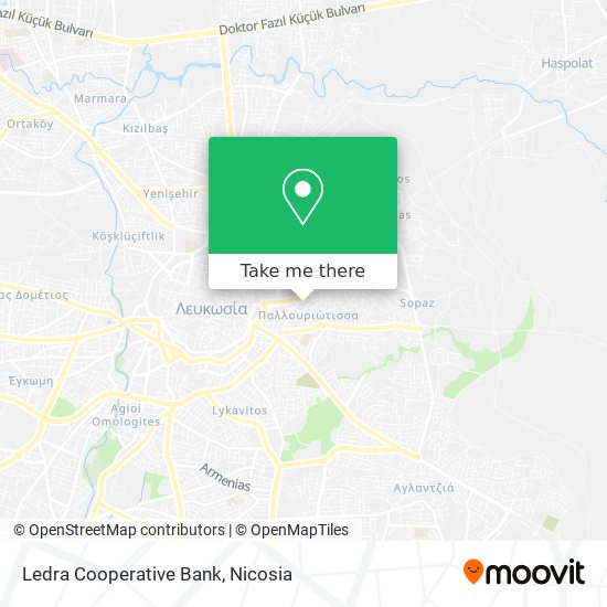 Ledra Cooperative Bank map
