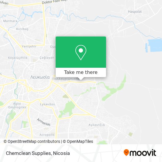 Chemclean Supplies map