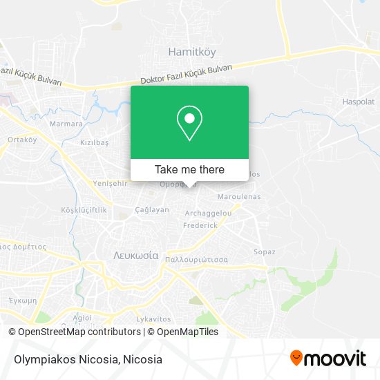 Olympiakos Nicosia map