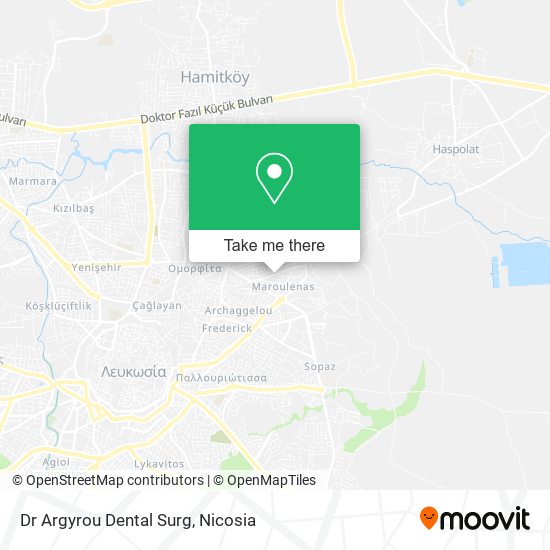 Dr Argyrou Dental Surg map