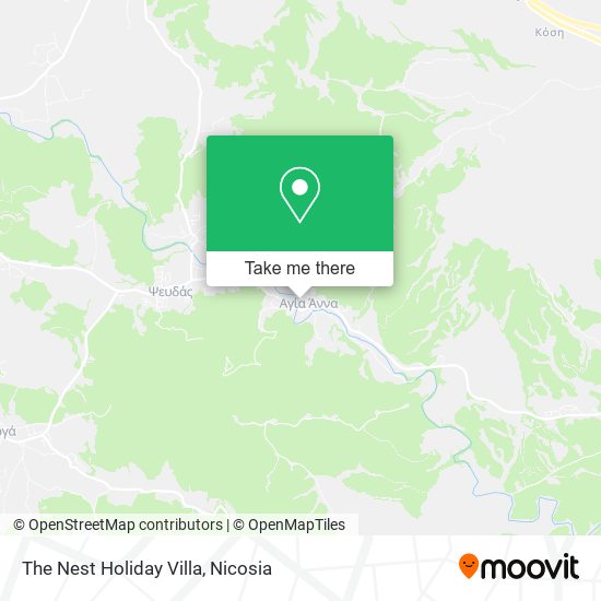 The Nest Holiday Villa map