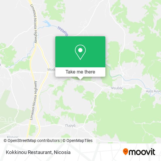 Kokkinou Restaurant map