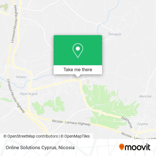 Online Solutions Cyprus map