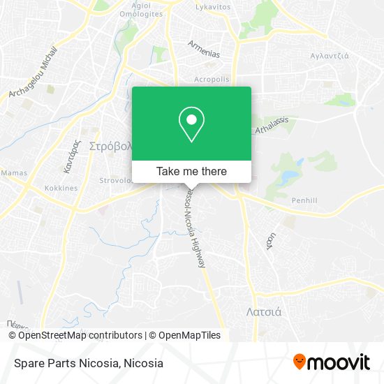 Spare Parts Nicosia map