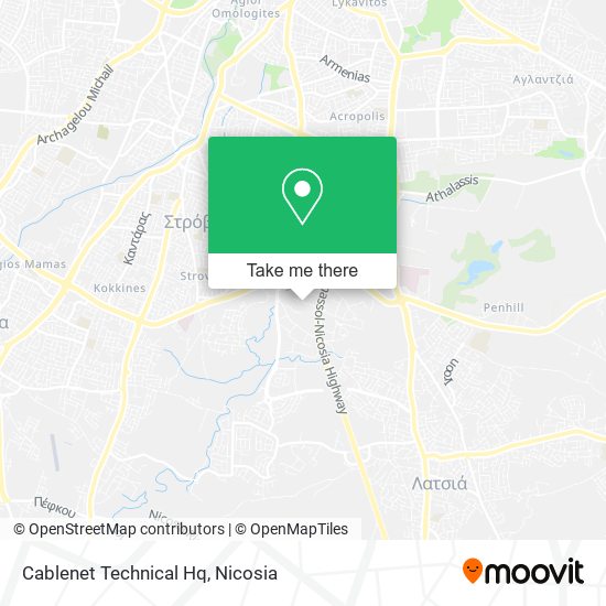 Cablenet Technical Hq map
