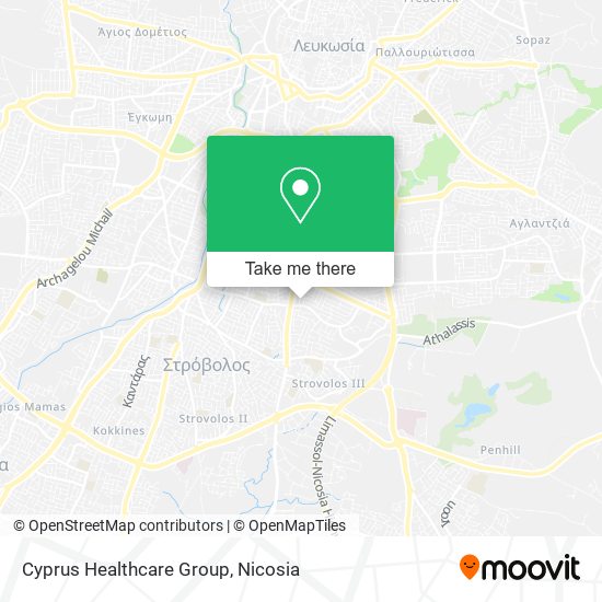 Cyprus Healthcare Group map