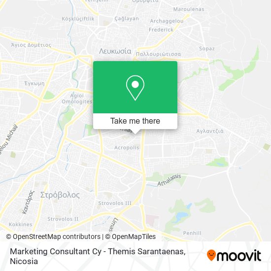 Marketing Consultant Cy - Themis Sarantaenas map