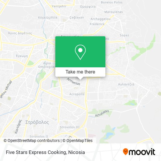 Five Stars Express Cooking map