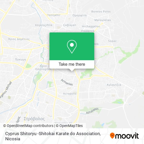 Cyprus Shitoryu -Shitokai Karate do Association map