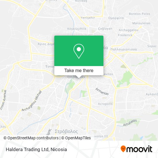Haldera Trading Ltd map