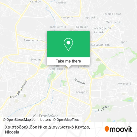 Χριστοδουλίδου Νίκη Διαγνωστικό Κέντρο map