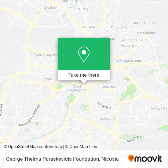 George Thelma Paraskevidis Foundation map