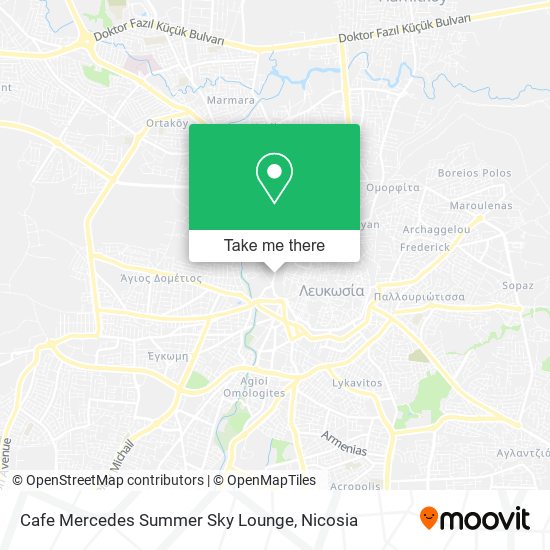 Cafe Mercedes Summer Sky Lounge map