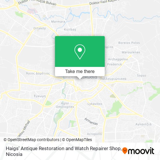Haigs' Antique Restoration and Watch Repairer Shop map