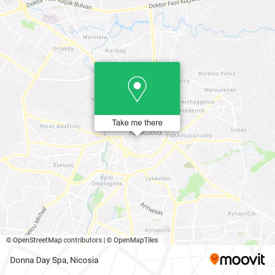 Donna Day Spa map