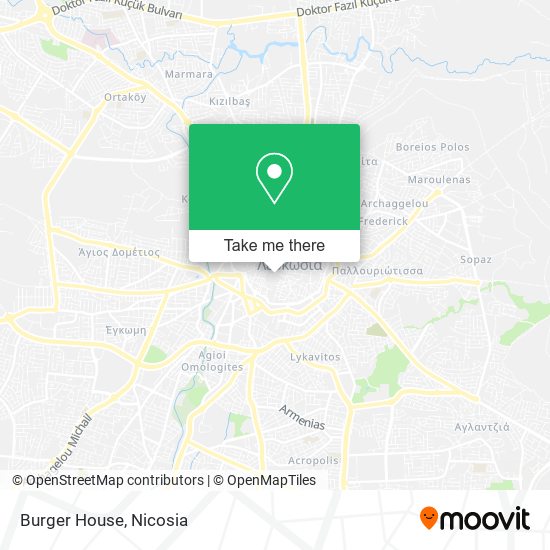 Burger House map