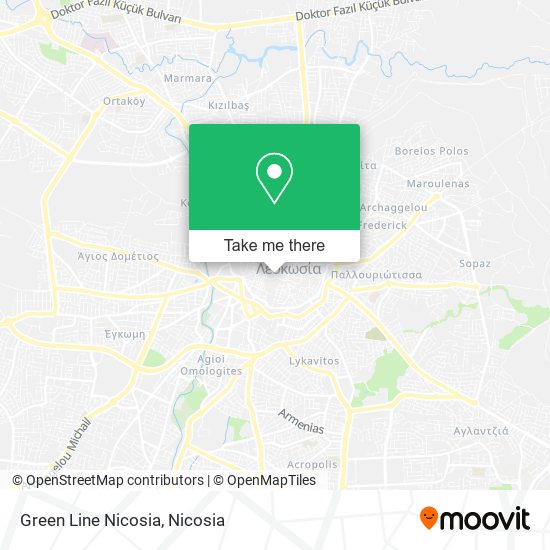 Green Line Nicosia map