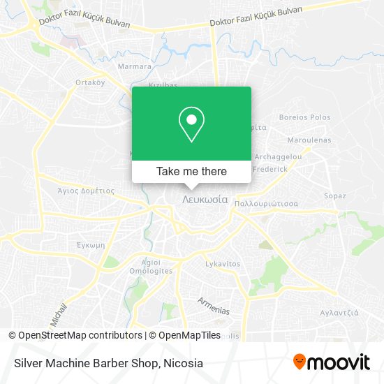 Silver Machine Barber Shop map