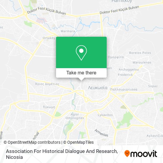 Association For Historical Dialogue And Research map