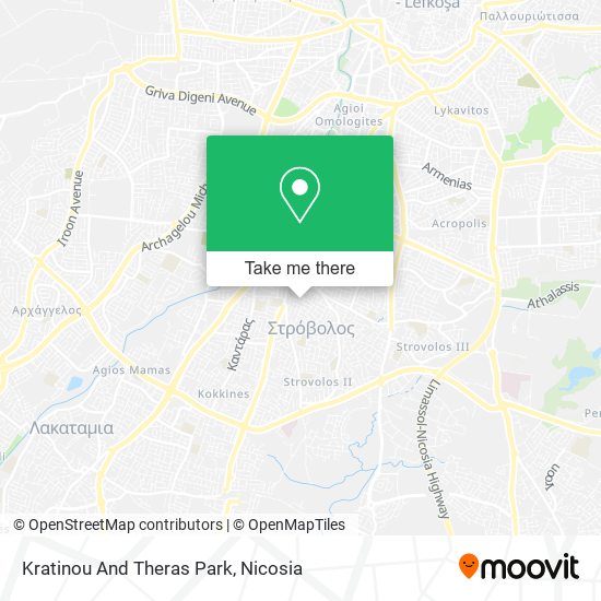 Kratinou And Theras Park map