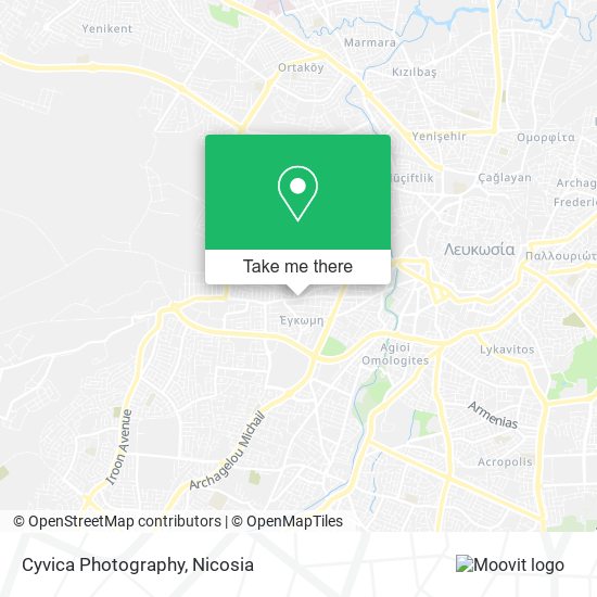 Cyvica Photography map