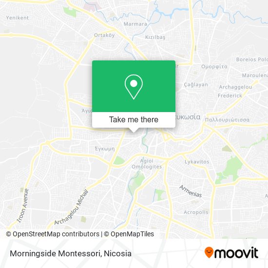 Morningside Montessori map