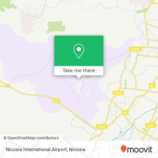 Nicosia International Airport map