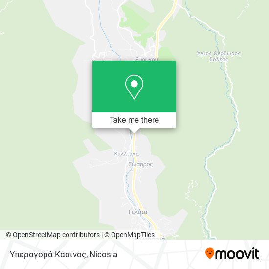 Υπεραγορά Κάσινος map