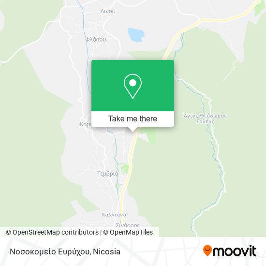 Νοσοκομείο Ευρύχου map
