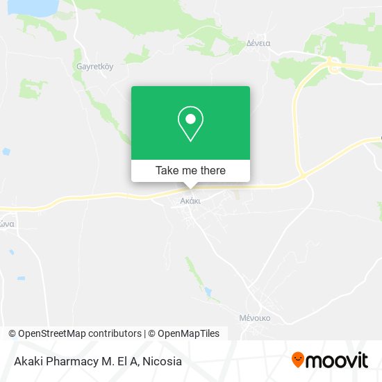 Akaki Pharmacy M. El A map