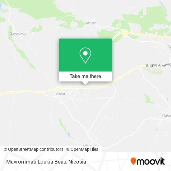 Mavrommati Loukia Beau map