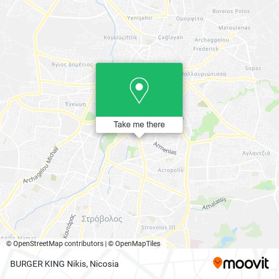 BURGER KING Nikis map