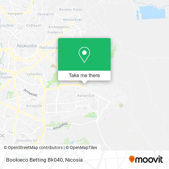 Bookieco Betting Bk040 map