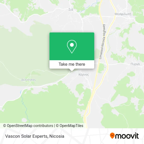 Vascon Solar Experts map
