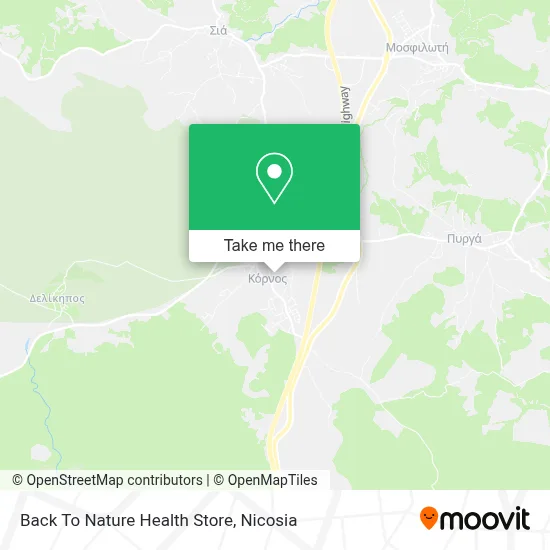 Back To Nature Health Store map