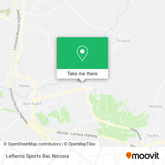 Lefteros Sports Bar map