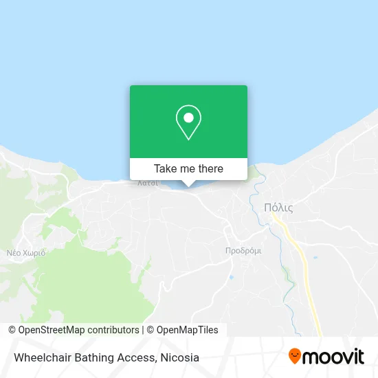 Wheelchair Bathing Access map