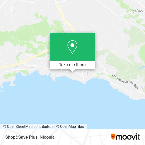 Shop&Save Plus map